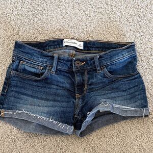 Abercrombie & Fitch Blue Denim Shorts